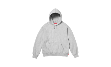 SATIN APPLIQUÉ HOODED SWEATSHIRT 
