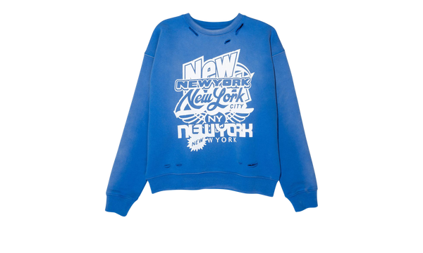 HWT FLEECE CREWNECK "Blue"