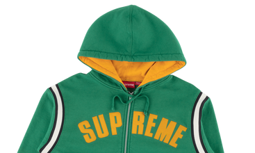 Jet Sleeve Zip Up Hooded Sweat Shirt 