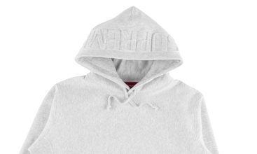 Embossed Logo Hooded Sweatshirt 