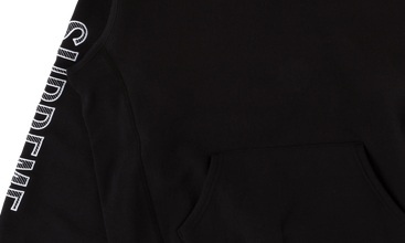 Sleeve Embroidery Hooded Sweatshirt 