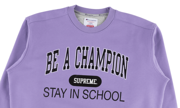 Champion Stay In School Crewneck "SS 18"