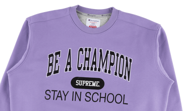 Champion Stay In School Crewneck 