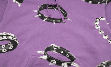 Studded Collars Hoodie 