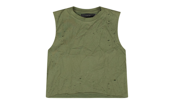 Shotgun Cropped Muscle Tank "Green"