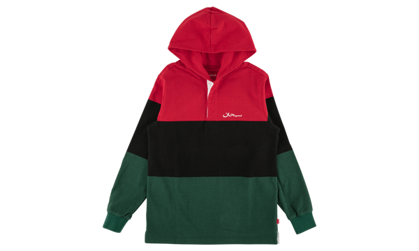 Block Striped Hooded Rugby "FW 15"
