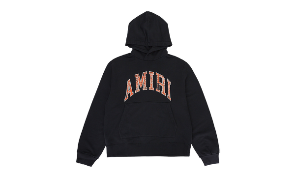 BANDANA APPLIQUE HOODIE "Black/Orange"