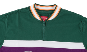 Half Zip S/S Baseball Top 