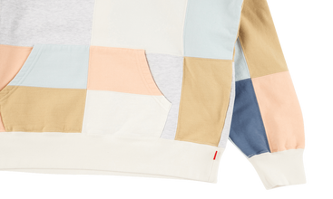 Patchwork Hooded Sweatshirt 