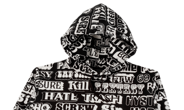 Hysteric Glamour Text Hoodie 