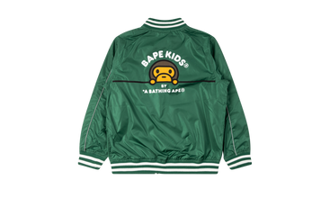 Baby Milo Racing Team Emblem Print Jacket 