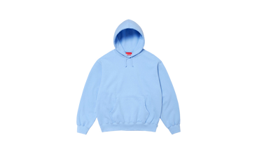 SATIN APPLIQUÉ HOODED SWEATSHIRT 