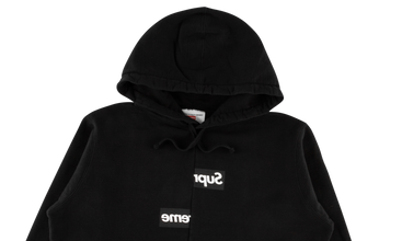 CDG Split Box Logo Hooded Sweatshirt 