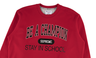Champion Stay In School Crewneck 
