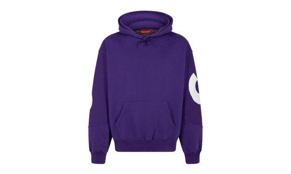Big Logo Jacquard Hooded Sweatshirt "Purple"