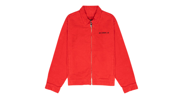 CORD FLANNEL LINED JACKET "Red"