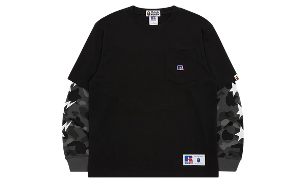 Color Camo College Layered L/S "Russell Athletic"
