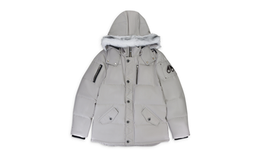 MOOSE KNUCKLES ORIGINAL 3Q NEOSHEAR STORM GREY PUFFER JACKET 