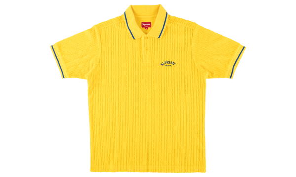 Cable Knit Terry Polo "SS 18"