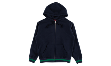 Old English Stripe Zip Up Hoodie 