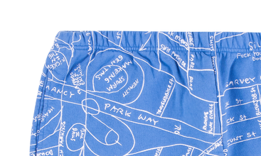 Gonz Embroidered Map Sweatshort 