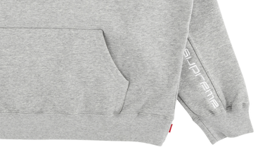 Text Stripe Hooded Sweatshirt 