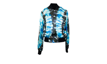 Hearts Tie Dye Bomber Jacket 