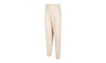 Rhinestone Cotton Wreath Sweatpants 