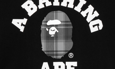 Bape Check College Tee
