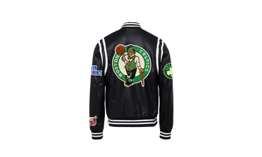 Boston Celtics Vegan Leather Jacket 