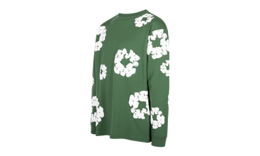 Long Sleeve Cotton Wreath Tee 