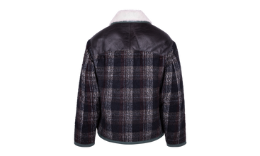 Shearling Tartan Jacket 