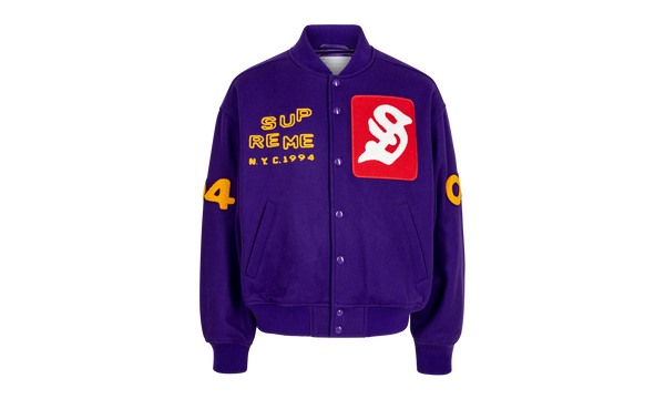 Supreme Tourist Varsity Jacket "Purple"