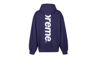 Satin Appliqué Hooded Sweatshirt 