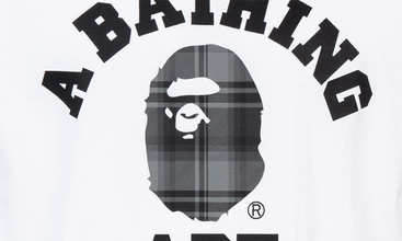 Bape Check College Tee