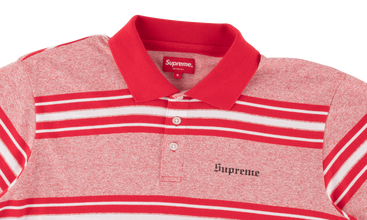 Heather Stripe Polo 