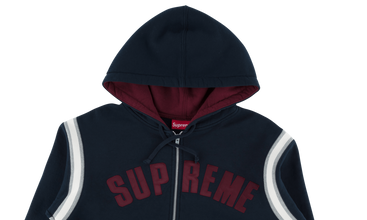 Jet Sleeve Zip Up Hooded Sweat Shirt 
