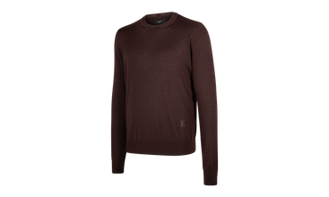 Embroidered Crew Hoodie 