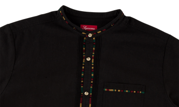 S/S Band Collar Shirt 