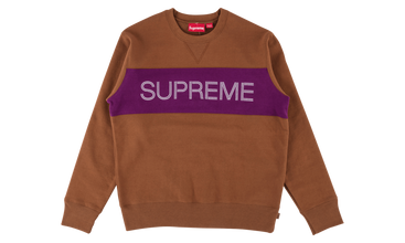 Zig Zag Stitch Panel Crewneck 