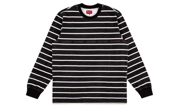 Printed Stripe Pique LS Top "SS 19"