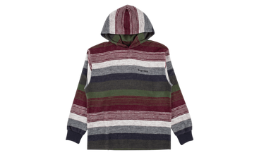 Knit Stripe Hooded L/S Top 