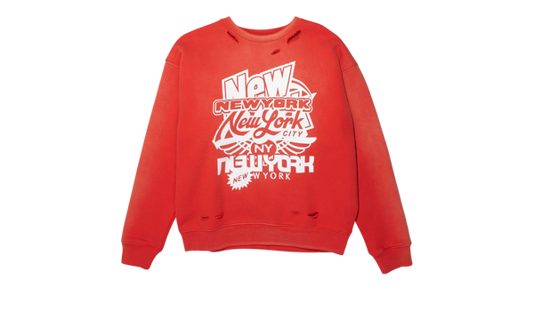 HWT FLEECE CREWNECK "Red"