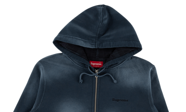 Bleached Zip Up Sweatshirt 