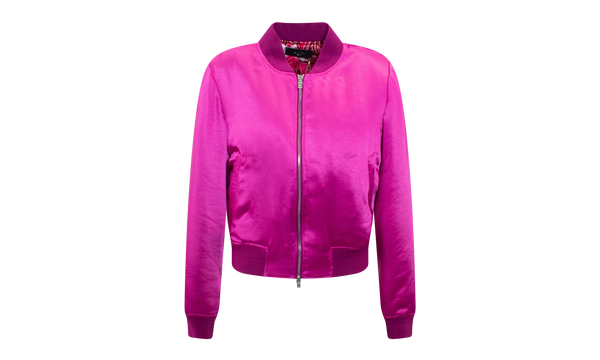 Satin Bomber Jacket "Pink"
