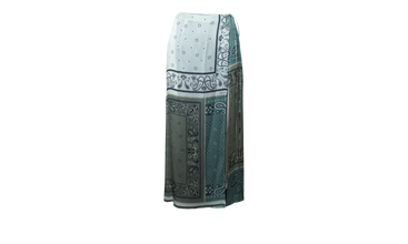Bandana Recon Wrap Long Skirt 