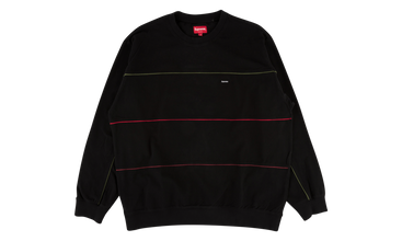 Multicolor Piping Pique Crewneck 