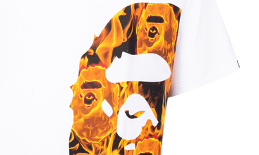 Bape Flame Side Big Ape Head