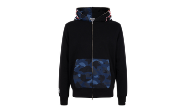 Color Camo Shark Full Zip Hoodie