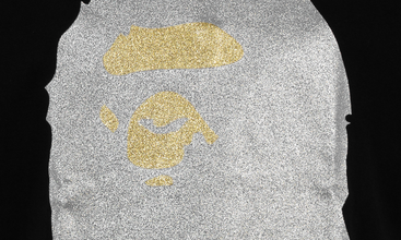 Glitter Big Ape Head Tee